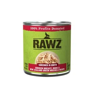 12/10oz Rawz Dog Shred Chicken/Duck - Health/First Aid